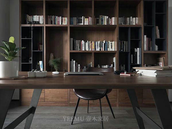 胡桃木(mù)鋼刷實木(mù)拼-天然木(mù)YM181AS