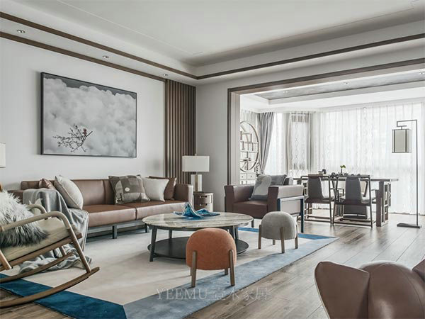 胡桃木(mù)鋼刷實木(mù)拼-天然木(mù)YM181CS